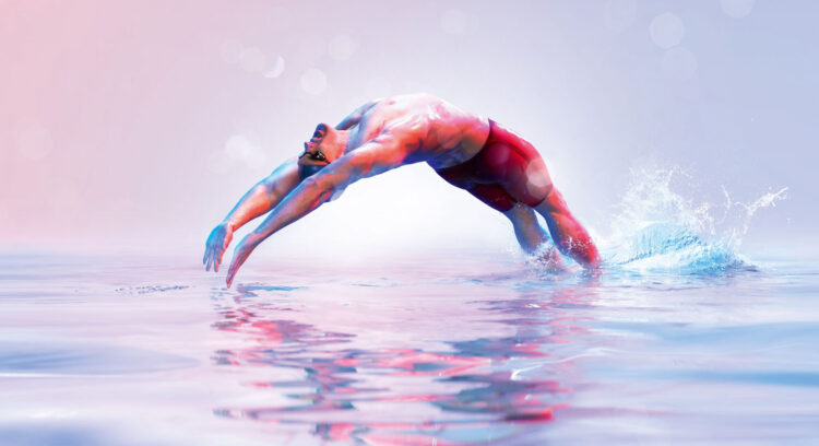 Photo of swimmer